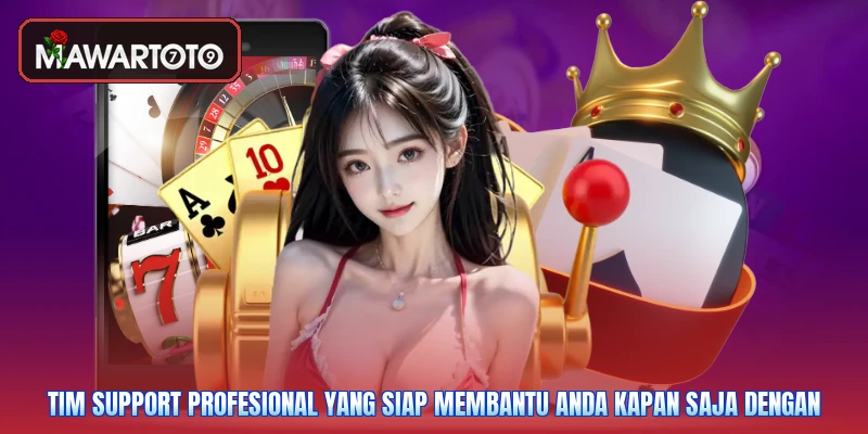 Tim support profesional yang siap membantu Anda kapan saja dengan